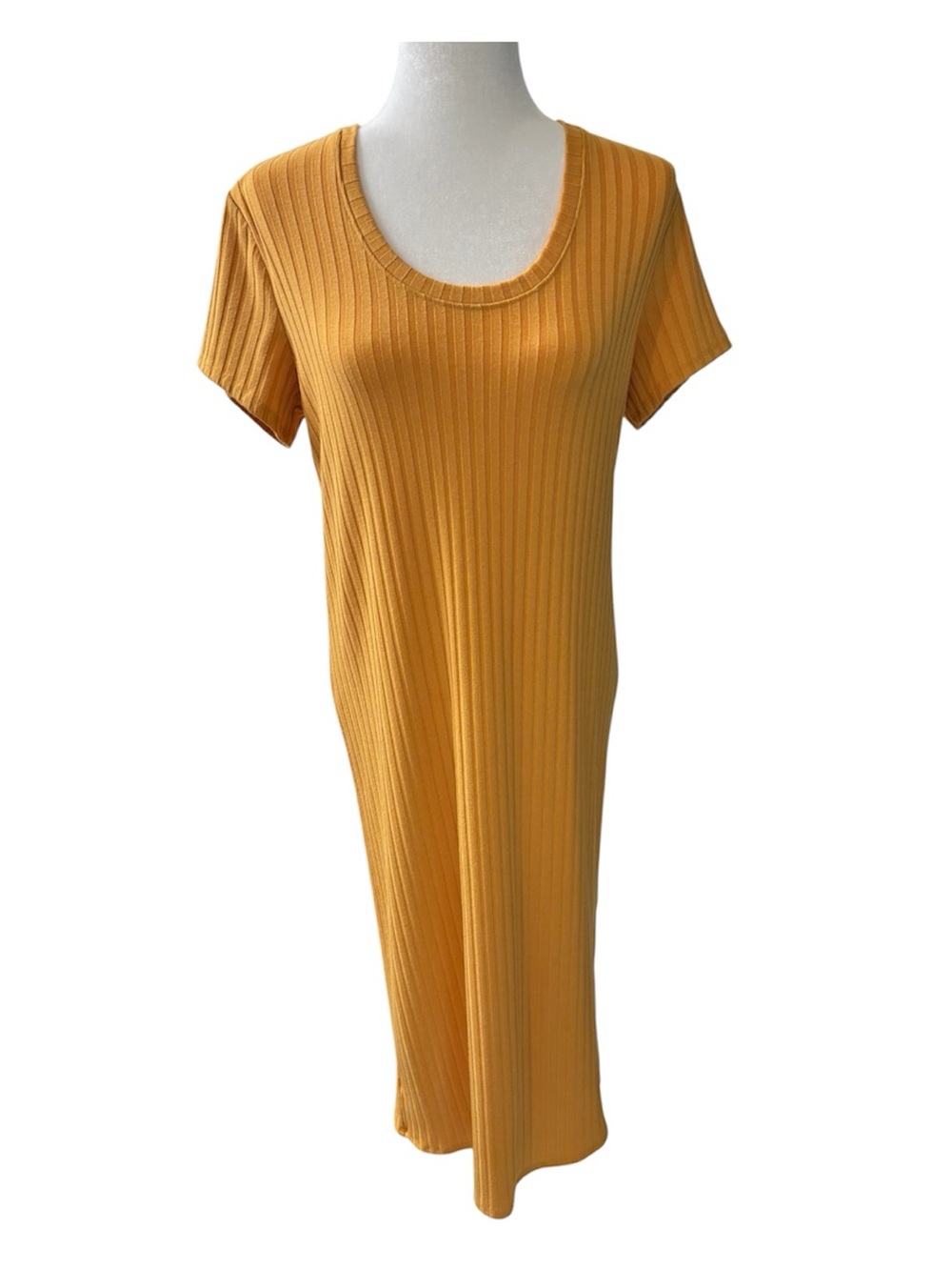 LOFT Beach Ribbed Midi Dress -Small